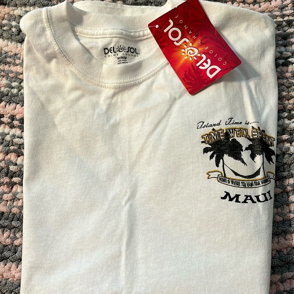 Del Sol color changing t shirt just needs the sun mens M t shirt new from Maui